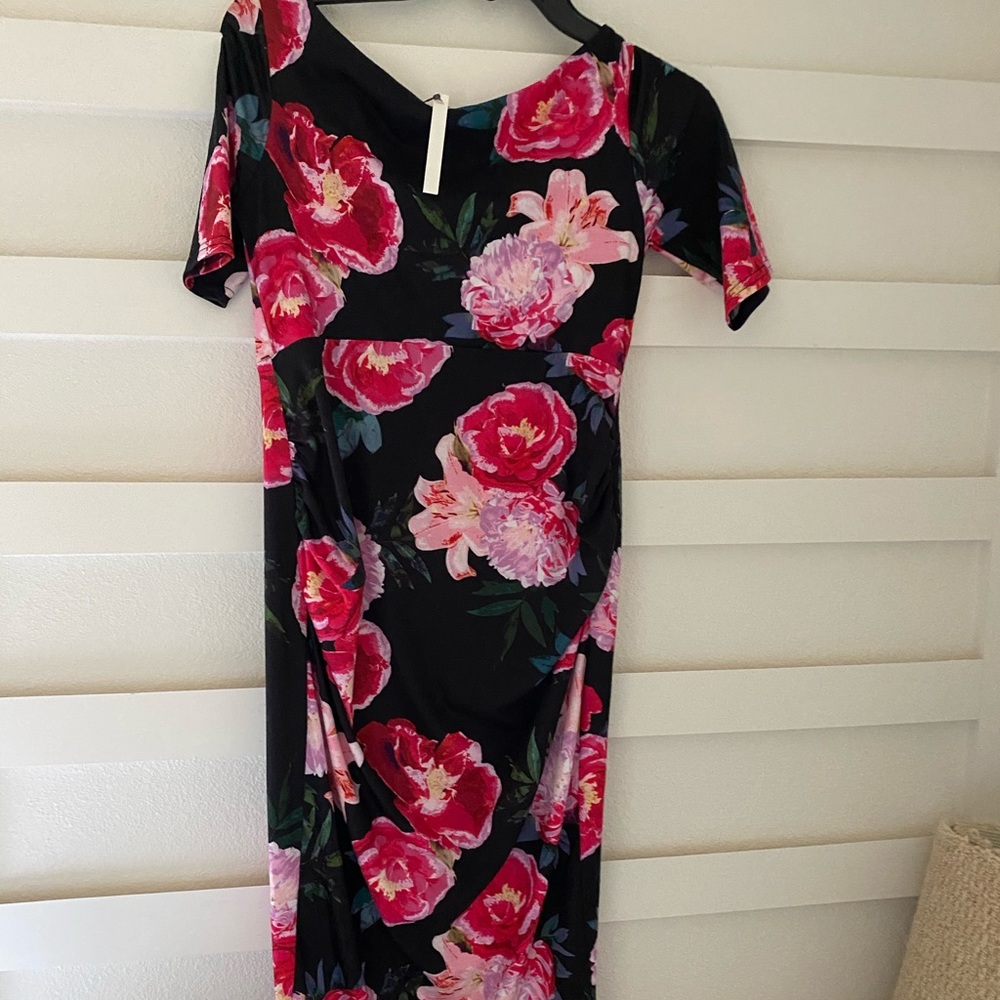ASOS maternity off shoulders dress
